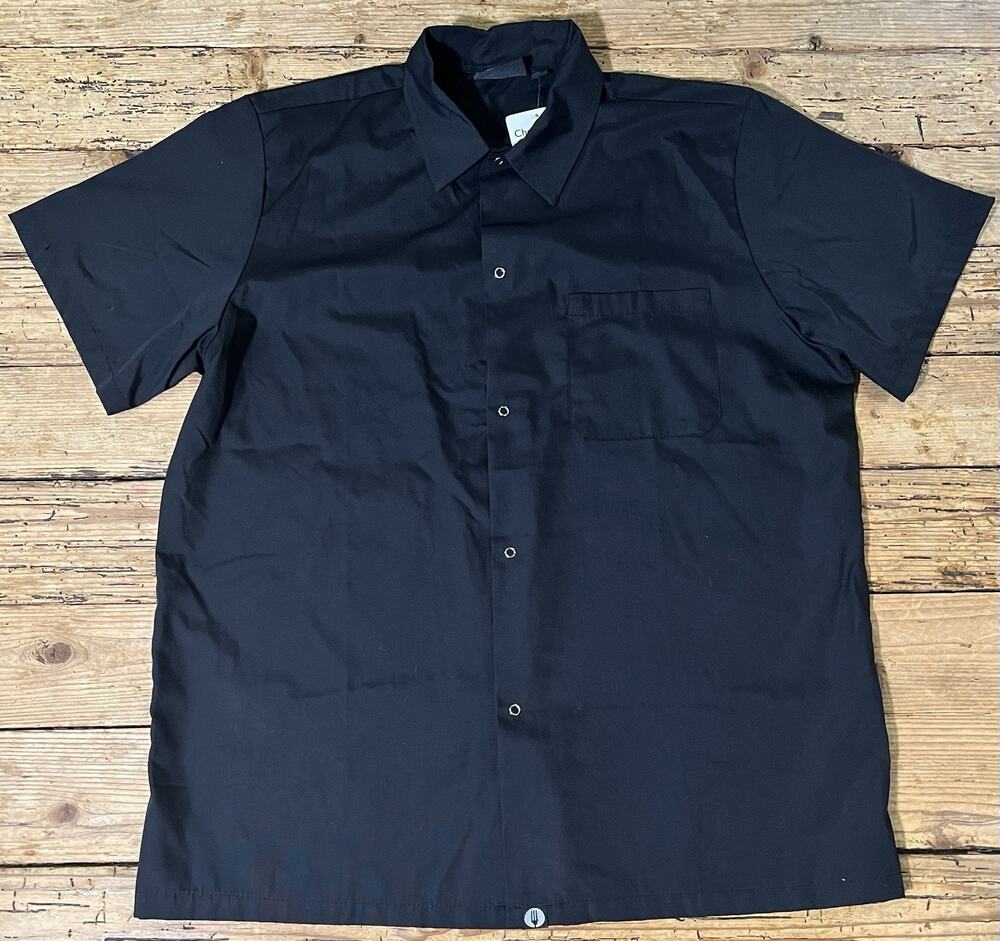 Chefworks Unisex Size M Black Shirt -NWT